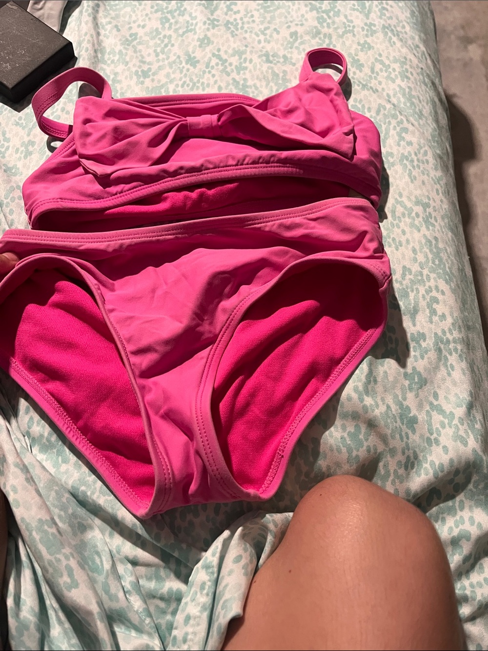 Bright Pink Two-Piece Bikini Set